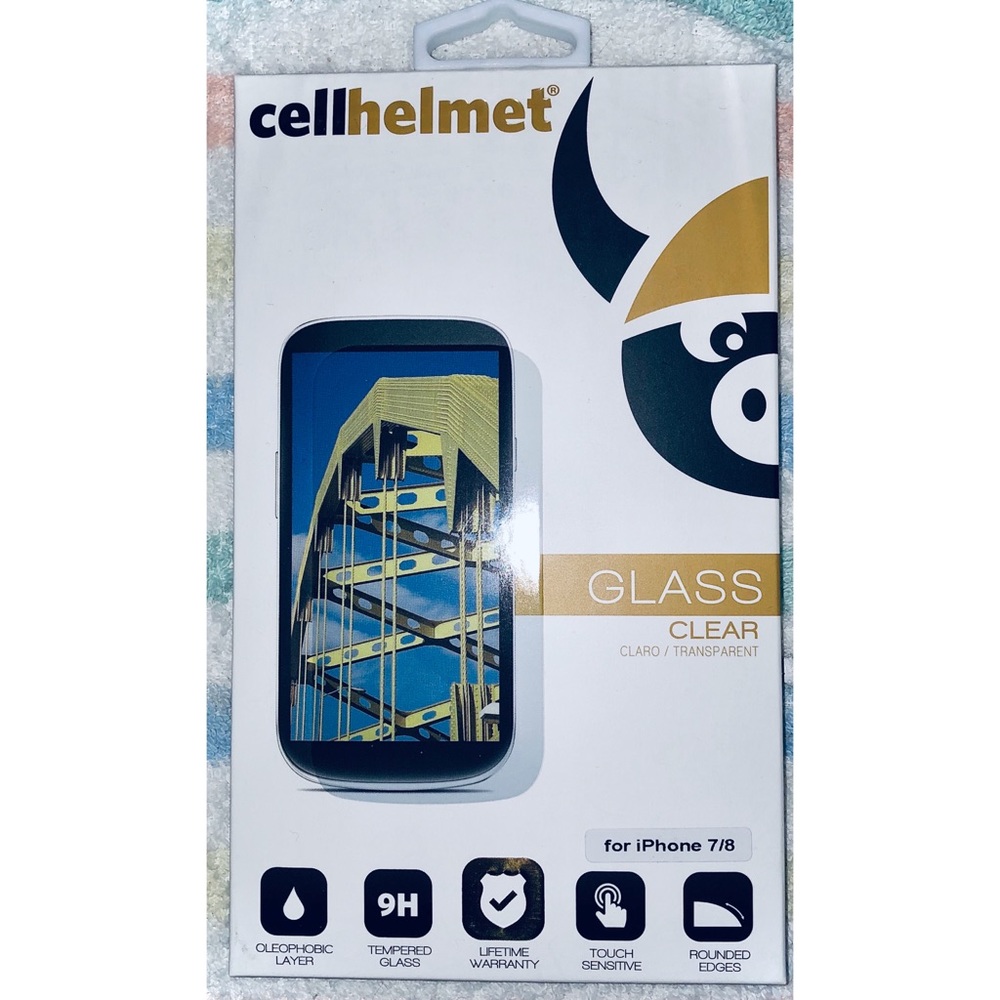 Tempered glass screen protector for iPhone